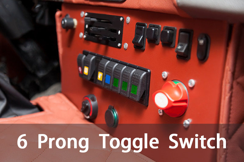 How to Wire 6 Prong Toggle Switch？