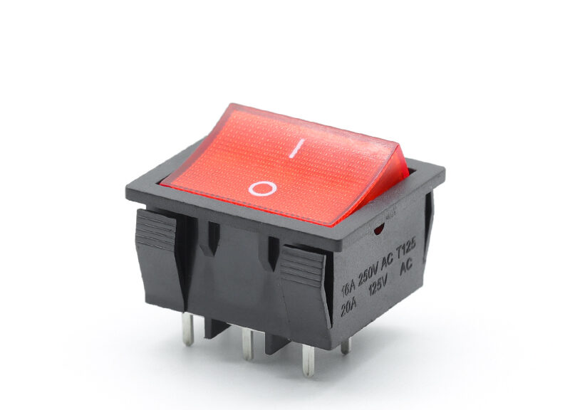 rocker light switch on off position