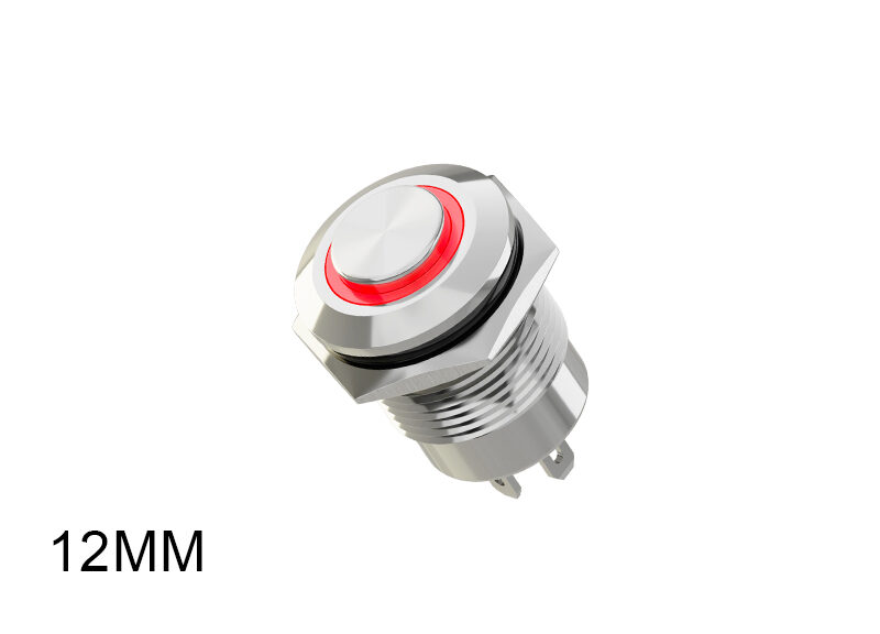 Flat button switch