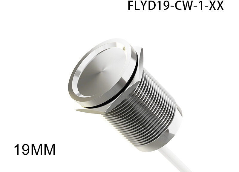 Momentary Piezo Button Switches 19MM Metal Piezoelectric Switches Piezo button switches