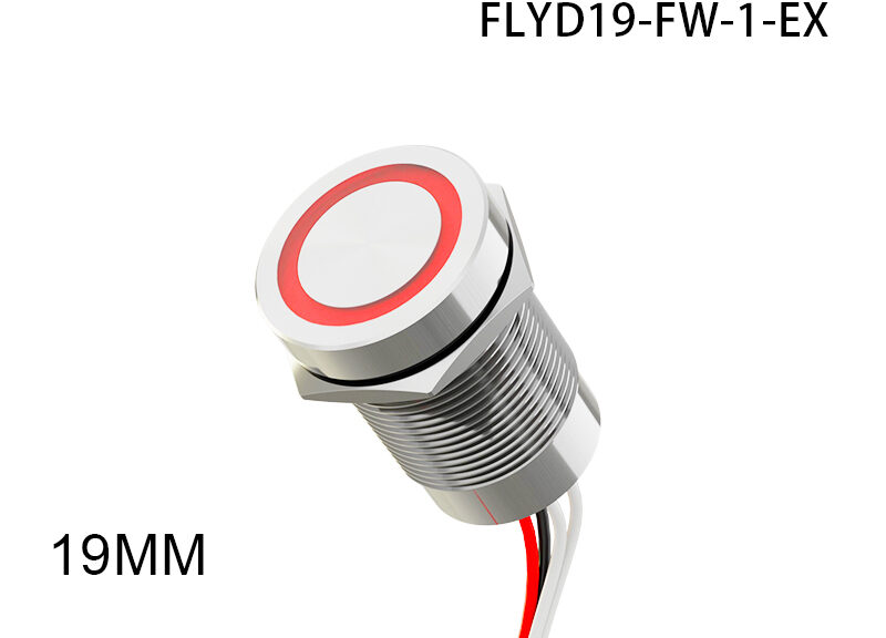 Piezo push button switch