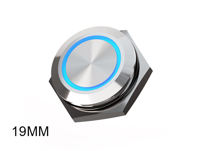 Slim LED light switch with wiring