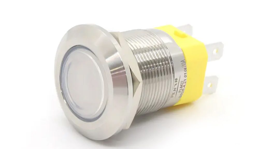 20 Amp Momentary Switch - Heavy Duty 22mm Waterproof Push Button