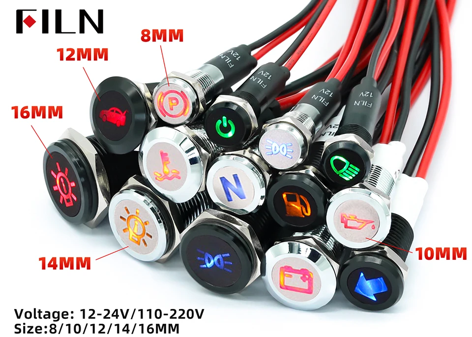 symbol indicator light