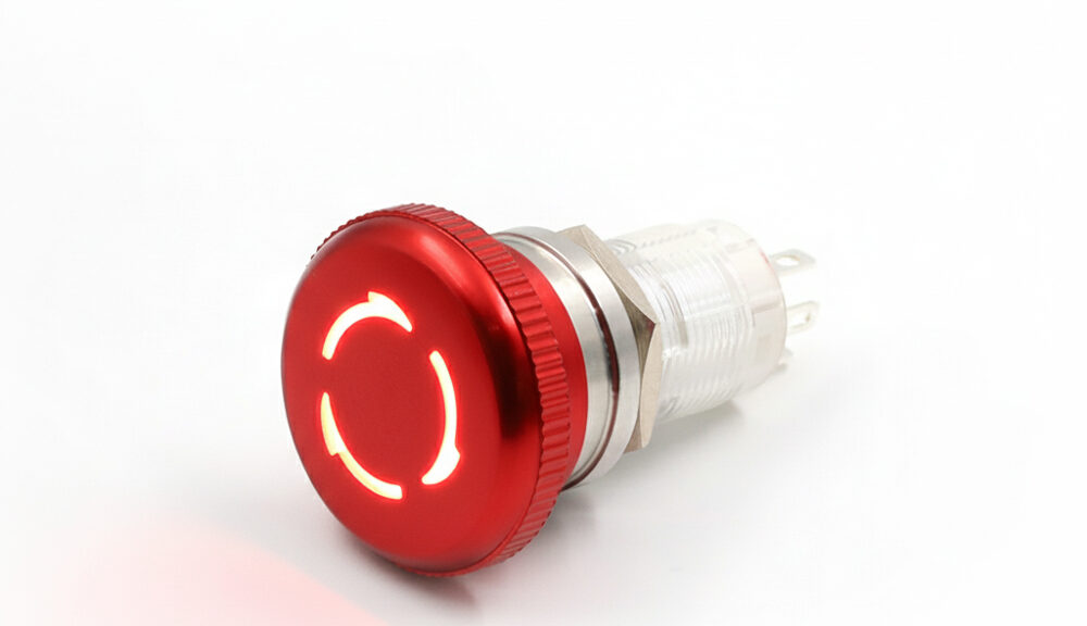 16mm Illuminated Emergency Stop Button