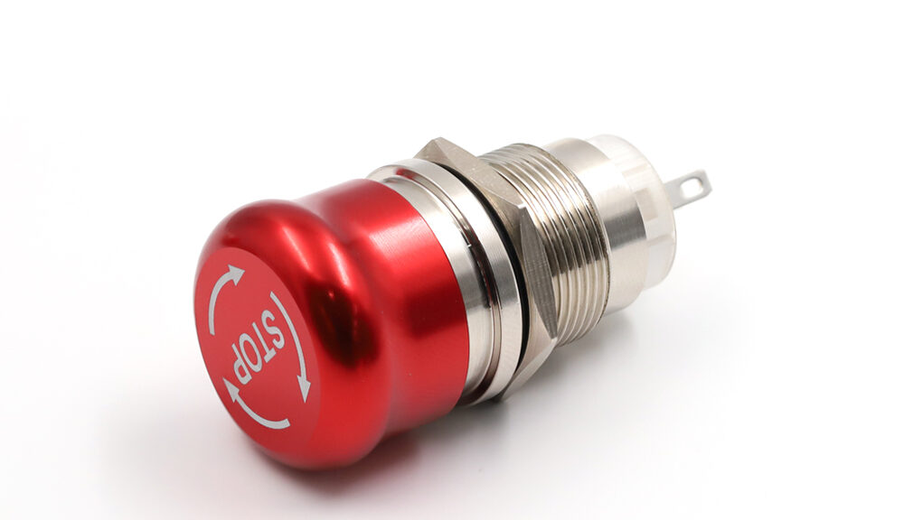 19mm Metal Emergency Stop Switch